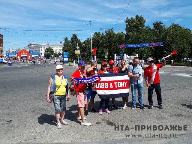 Около 350 тыс. болельщиков посетили Нижний Новгород за время проведения ЧМ