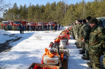 Командно-штабные учения по ликвидации природных пожаров прошли в Нижнем Новгороде