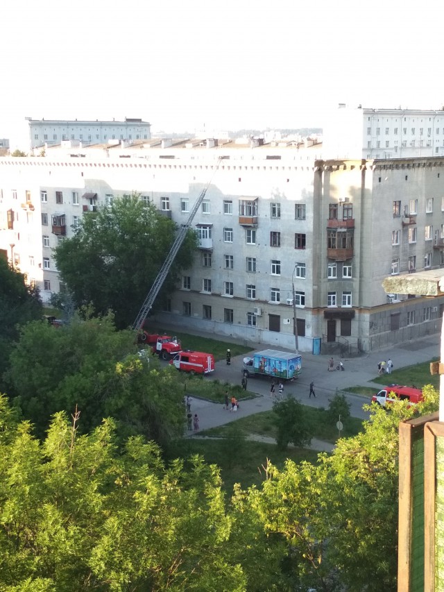 Пожар произошёл на чердаке сталинки в Автозаводском районе Нижнего Новгорода 