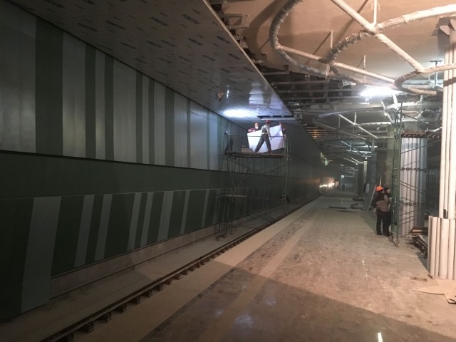  Готовность строящейся к ЧМ-2018 станции метро "Стрелка" в Нижнем Новгороде достигла отметки в 94%