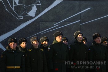 Торжественные проводы призывников в Президентский и Семёновский полки прошли в Нижегродском кремле