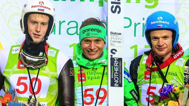 Нижегородец Денис Корнилов завоевал "бронзу" на этапе Гран-при по прыжкам на лыжах с трамплина