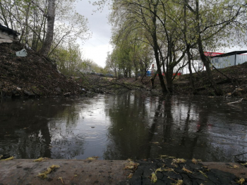 Подготовительные работы к расчистке русла реки Борзовка стартовали в Нижнем Новгороде