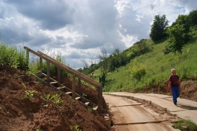 Работы по укреплению склонов начались в Слободе Подновье Нижнего Новгорода
