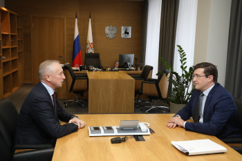 Глеб Никитин провел в Нижнем Новгороде рабочую встречу с губернатором Томской области Владимиром Мазуром