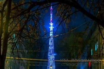 Нижегородская телебашня включит праздничную подсветку в честь Дня народного единства