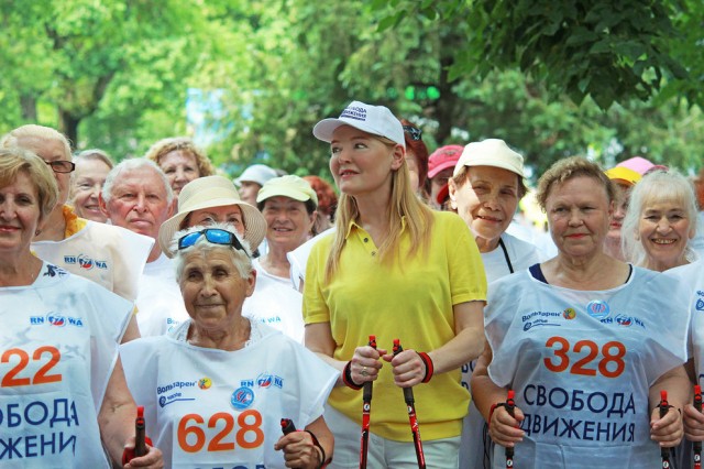 Фестиваль скандинавской ходьбы "Свобода движения" состоялся в Нижнем Новгороде 18 августа