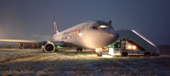 Семь рейсов задержаны из-за выкатившегося за пределы ВПП в Перми самолёта авиакомпании Smartavia