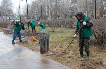 Благоустроенные по нацпроекту территории приводят в порядок в Нижнем Новгороде