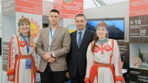 Более 500 посетителей ознакомились с выставочным стендом города Чебоксары на международной выставке "Туризм и спорт"