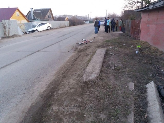 Пьяный водитель сбил девятилетнюю велосипедистку в Богородском районе Нижегородской области