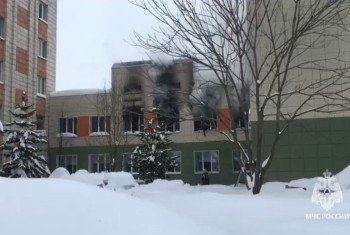 Возгорание произошло в больнице №18 Казани