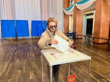 Наталья Назарова : “Во время беспрецедентного давления на нашу страну особенно важен выбор президента”