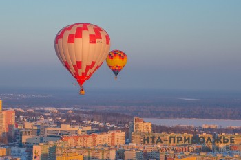 Воздухоплавательная "Рожественская фиеста" состоялась в Нижнем Новгороде