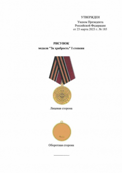 Владимир Путин учредил медаль &quot;За храбрость&quot;